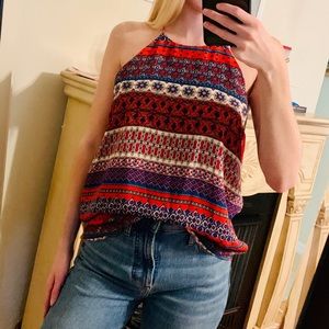 Paper Crane Mosaic Tank Top